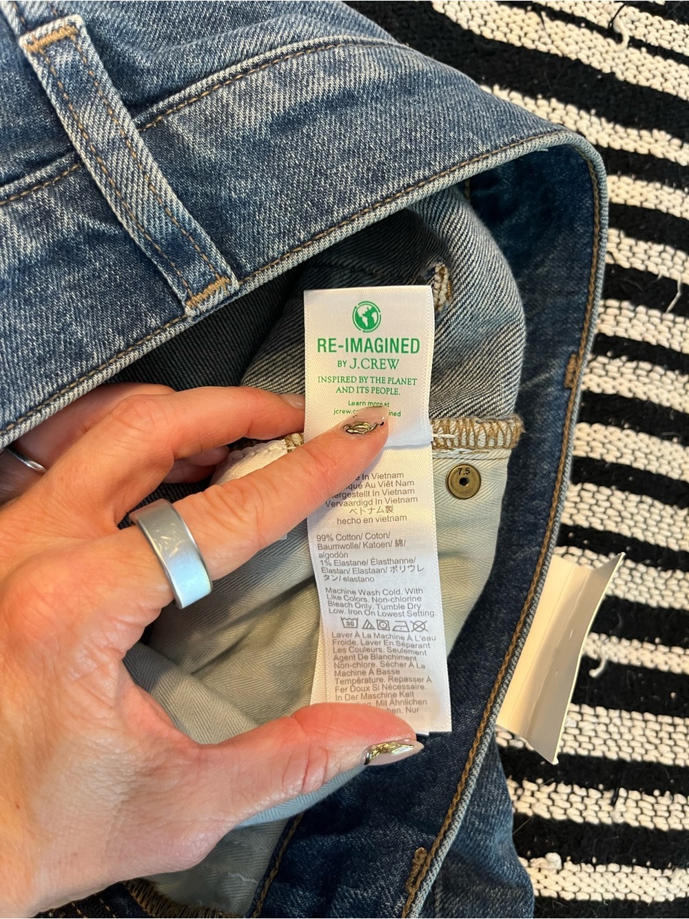 J. Crew High-Rise Denim Trouser Jean - Picture 9 of 14